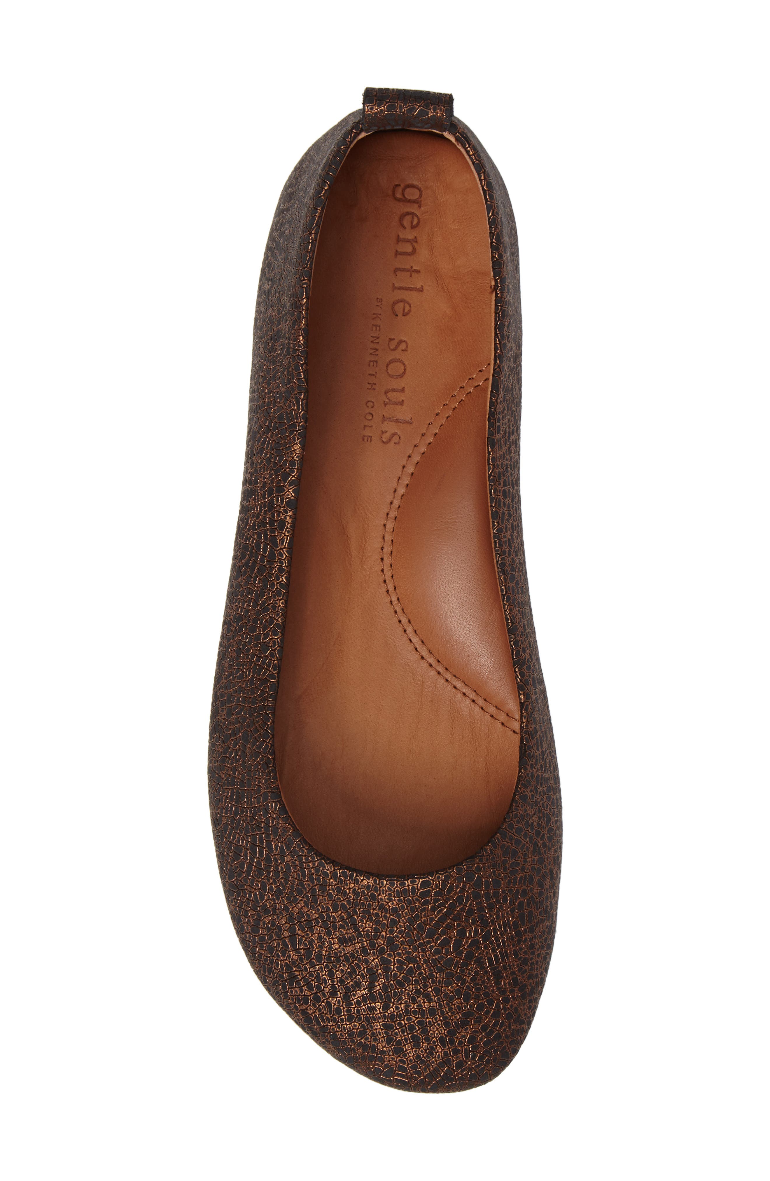 by Kenneth Cole Dana Flat, Alternate, color, BRONZE LEATHER