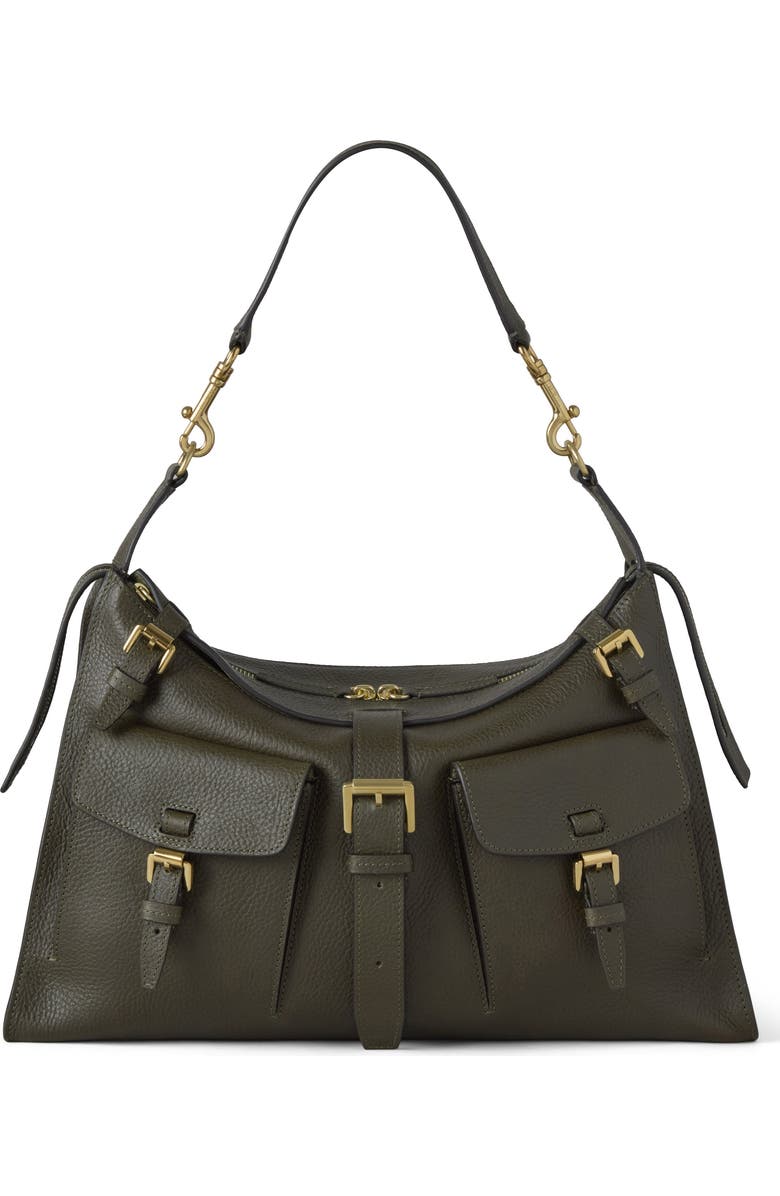 Mulberry Roxanne Revived Grained Leather Shoulder Bag, Main, color,