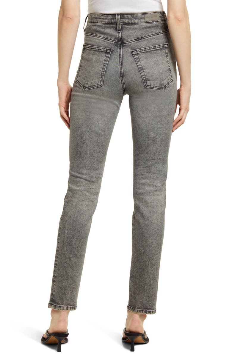 AG Alexxis High Waist Slim Straight Leg Jeans, Alternate, color, 12 Years Highroad