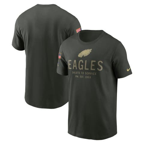Men's Nike Forest Green Philadelphia Eagles Big & Tall 2025 Salute to Service Sideline Edge Dri-FIT T-Shirt
