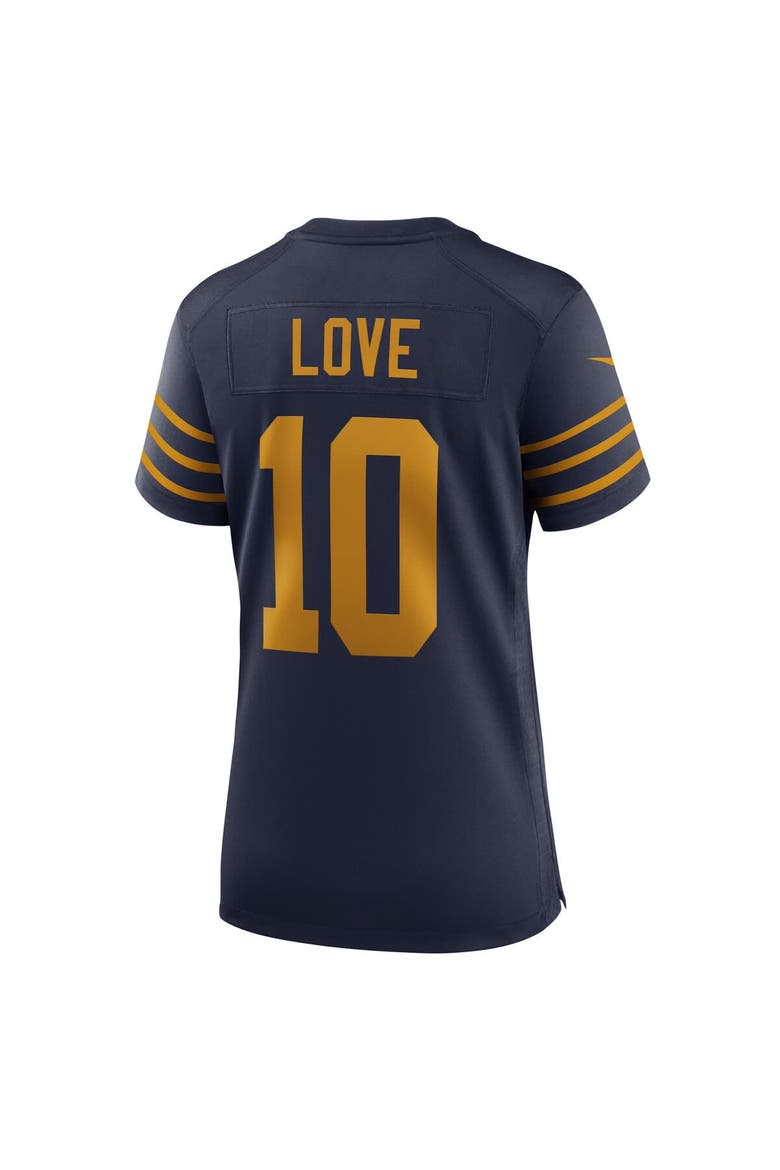Women's Nike Jordan Love Navy Green Bay Packers The 1923 Classic Game Jersey, Alternate, color, Navy