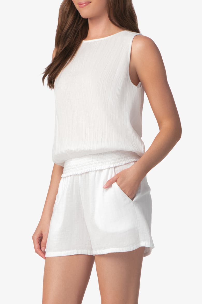 Island Sleeveless Top, Alternate, color, White