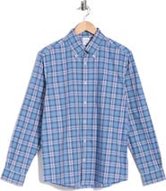 Brooks Brothers Plaid Long Sleeve Cotton Button-Down Shirt