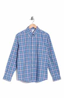 Brooks Brothers Plaid Long Sleeve Cotton Button-Down Shirt