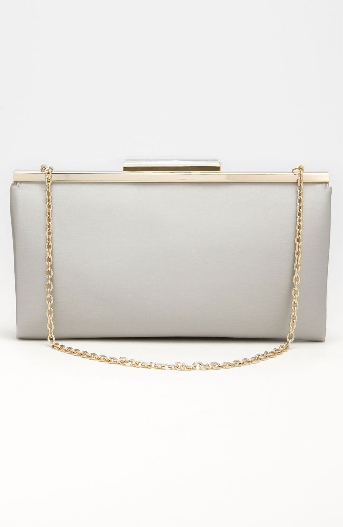 Crystal Topper Clutch, Alternate, color, SILVER