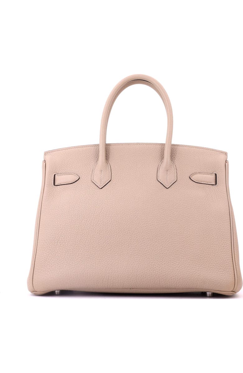 Pre-Owned Hermes Birkin Handbag Grey Togo with Palladium Hardware 30, Alternate, color, Gris Tourterelle