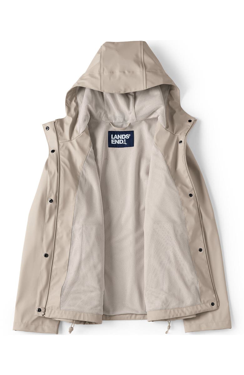 Lands
End Squall Waterproof Rain Slicker Jacket, Alternate, color, Dusk Gray