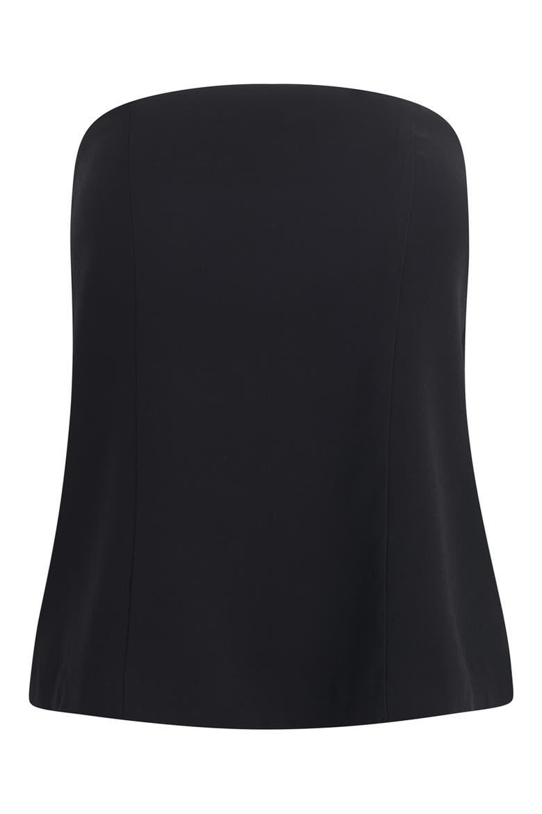 The Oliver Bustier Strapless Top, Alternate, color, BLACK