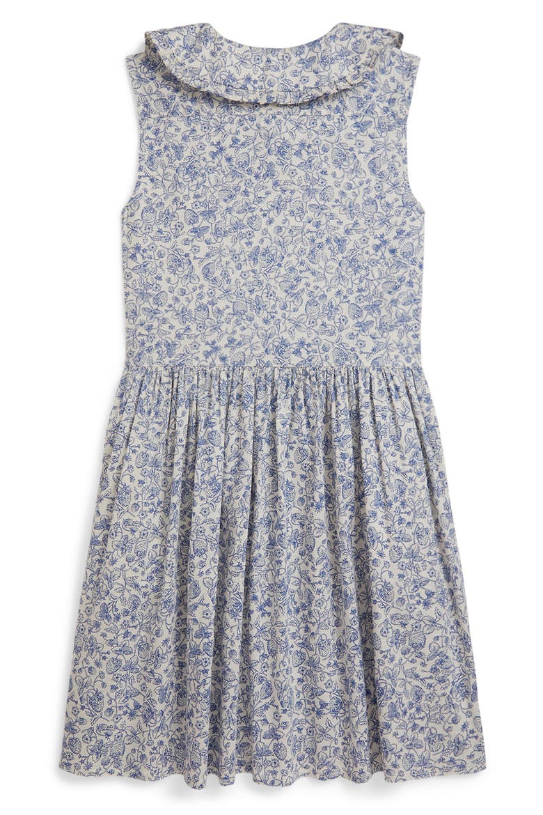 Kids' Floral Sleeveless Dress, Alternate, color, STRAWBERRY GARDEN