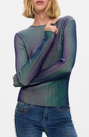 Desigual Gradient Rib Sweater