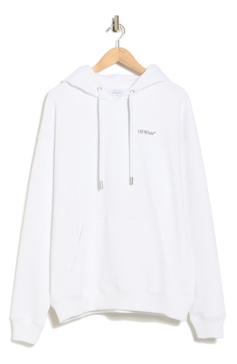 Off-White Logo Skate Hoodie, Alternate, color, White-Black
