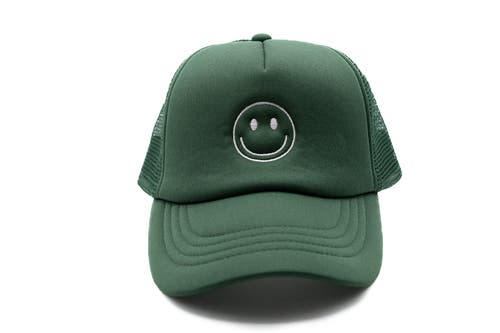 Rey To Z Smiley Foam Trucker Hat In Green