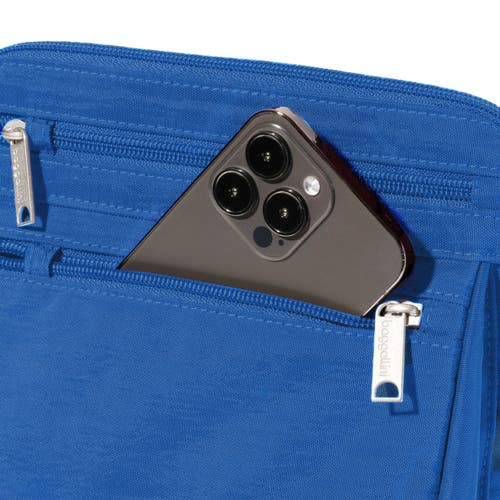 Baggallini Securtex Anti-theft Crossbody Bag In Blue