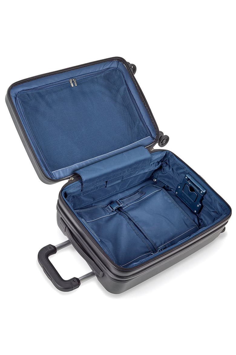 'Sympatico' Expandable Wheeled Carry-On, Alternate, color, BLACK
