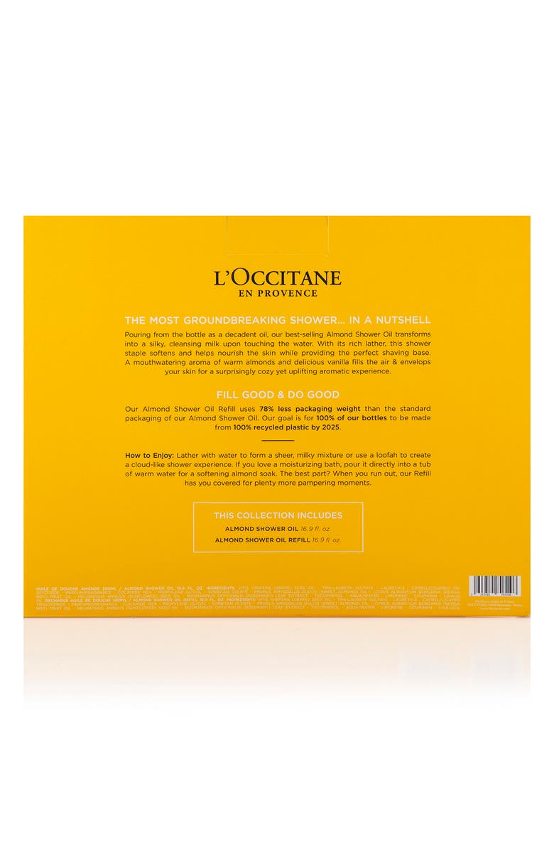 L'Occitane Almond Shower Oil Duo $84 Value, Alternate, color,