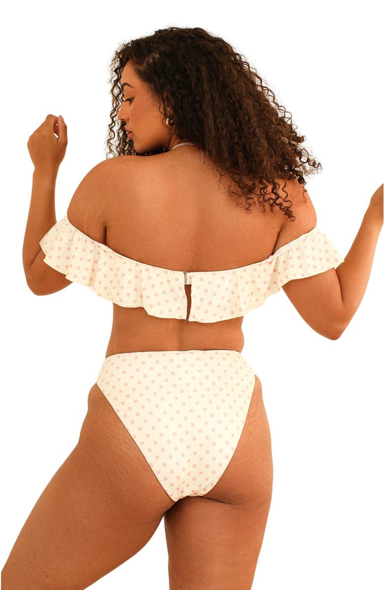 Dippin Daisys Kate Top, Alternate, color, Dotted Pink