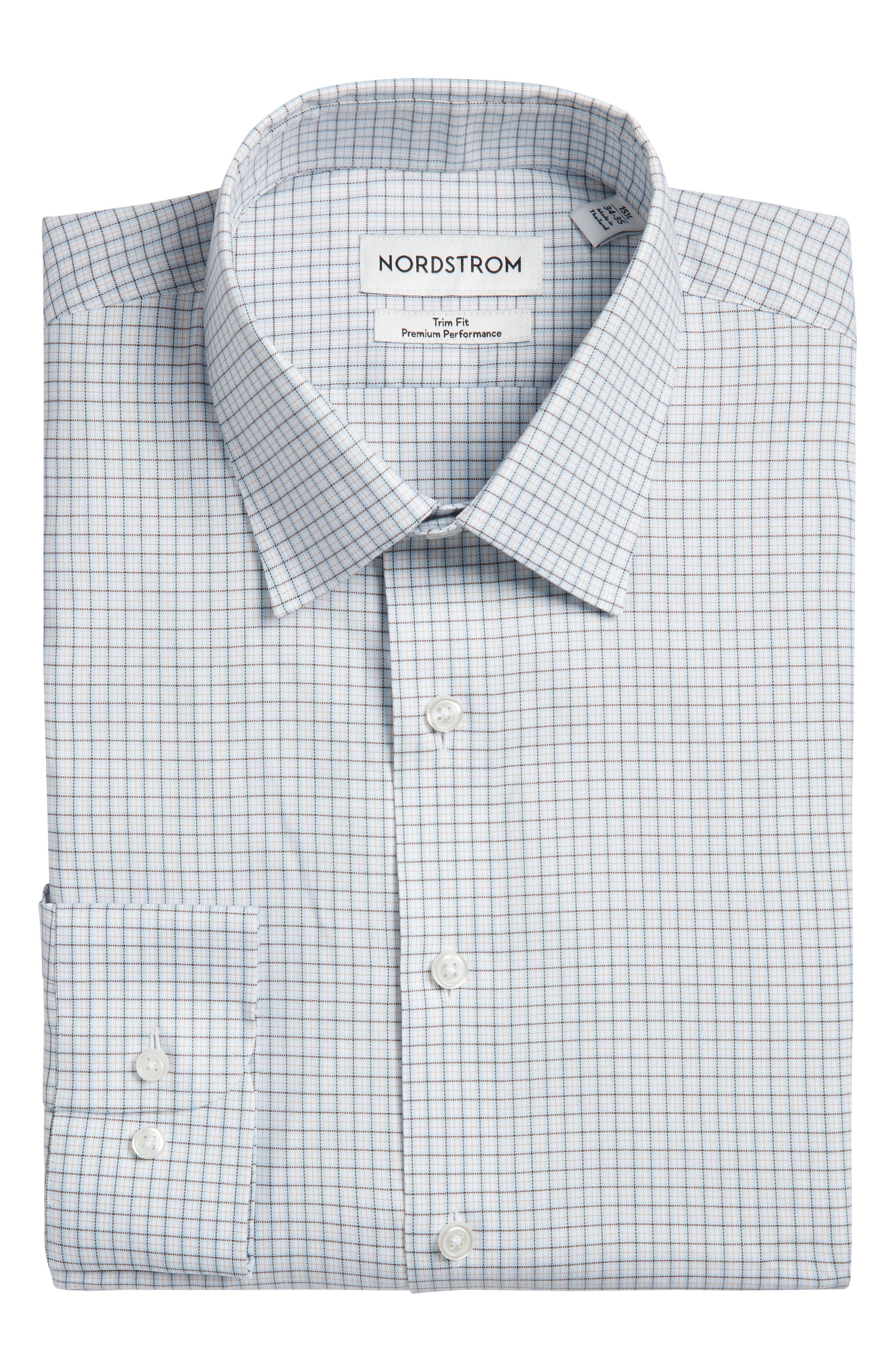 nordstrom smartcare trim fit dress shirt NORDSTROM MEN'S SHOP Nordstrom Smartcare Trim Fit Check Dress Shirt
