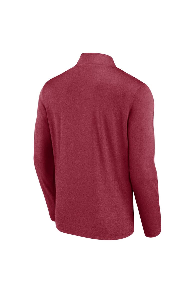 Men's Fanatics  Scarlet San Francisco 49ers Head-to-Head Quarter-Zip Top, Alternate, color, Scarlet