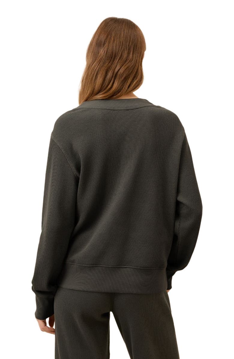 Pact Thermal Waffle Henley Pullover, Alternate, color,
