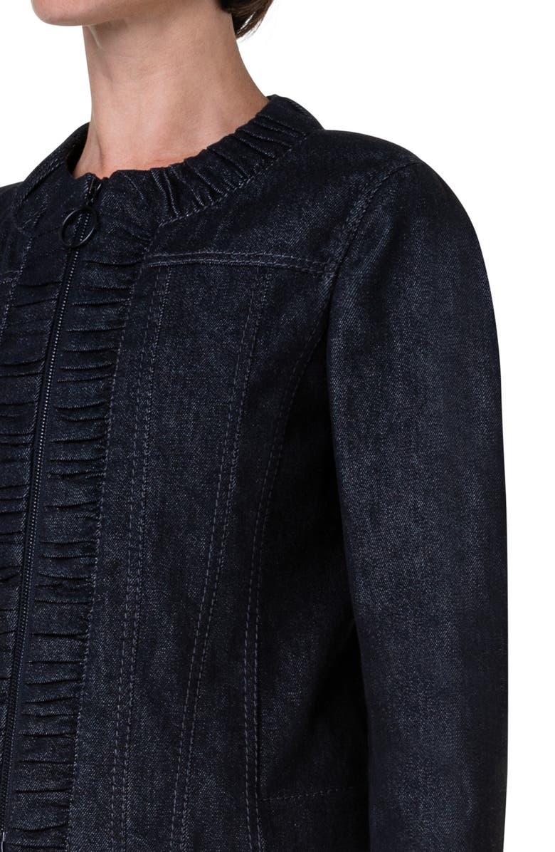 Akris punto Denim Jacket, Alternate, color, 