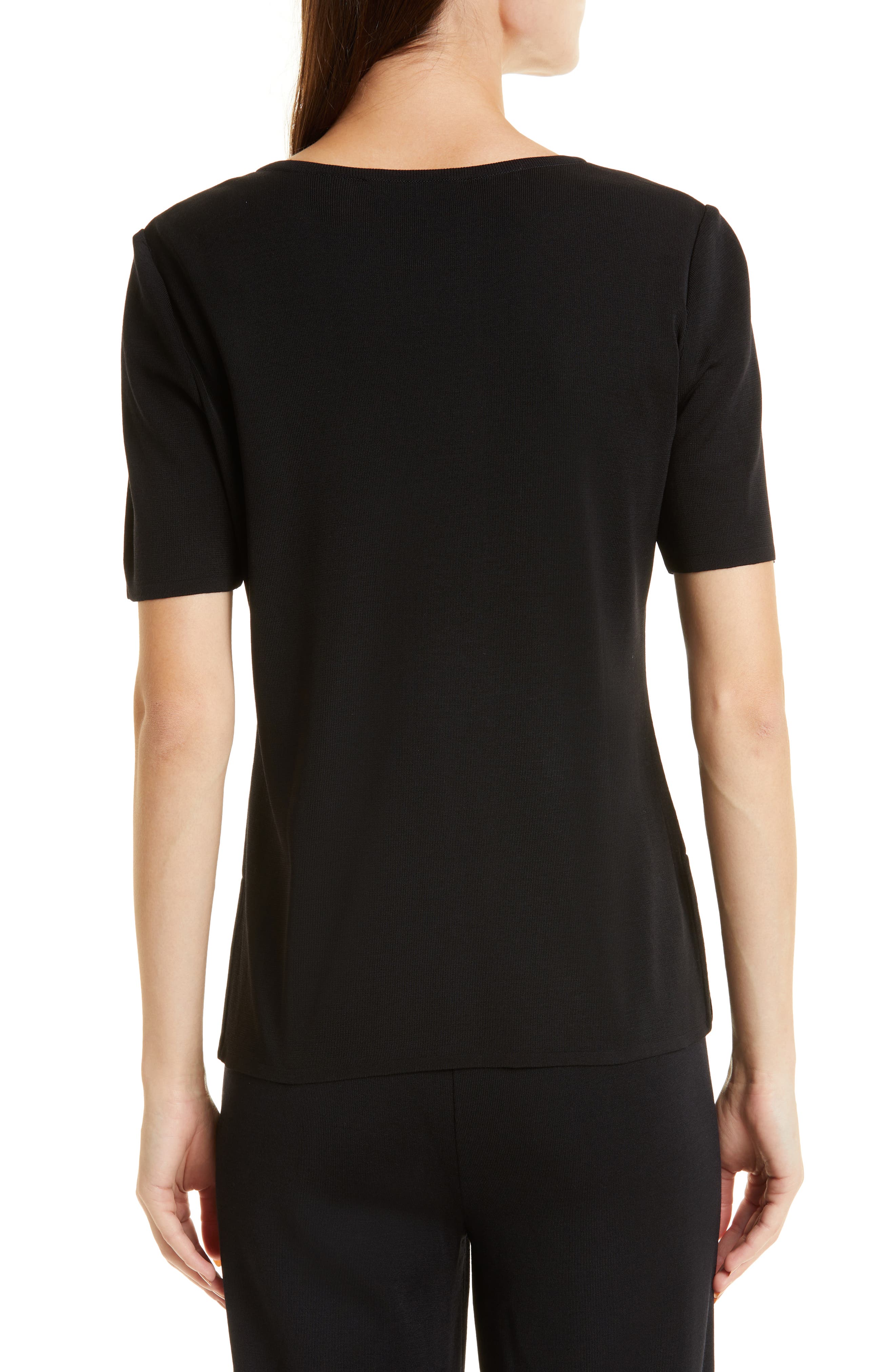 Short Sleeve Knit Tunic Top - image 2