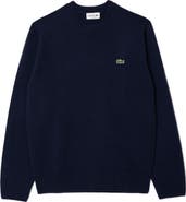Lacoste Classic Fit Cashmere Crewneck Sweater