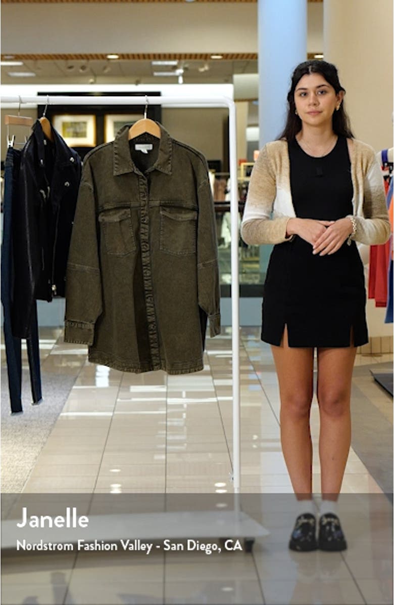 Oversize Washed Button-Up Shirt, sales video thumbnail