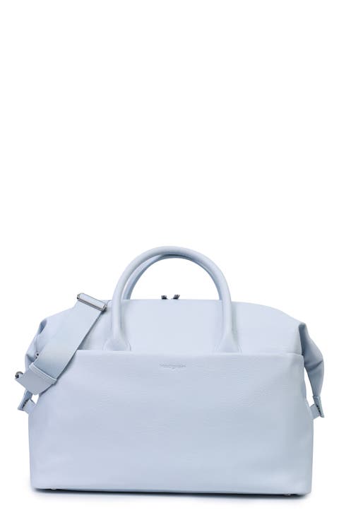 Nostos Faux Leather Weekend Travel Bag
