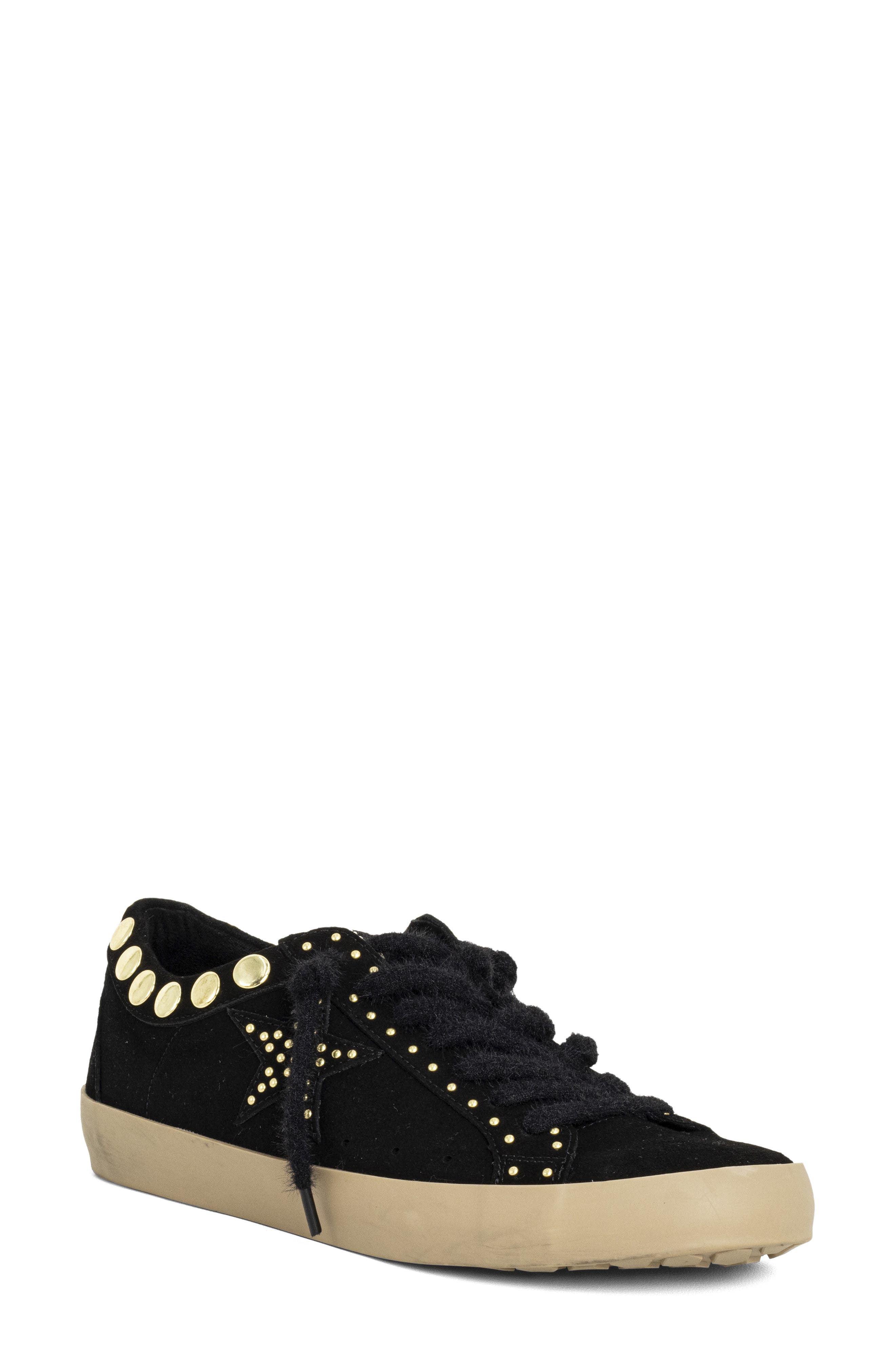 SHUSHOP Pandora Studded Low Top Sneaker, Main, color, 