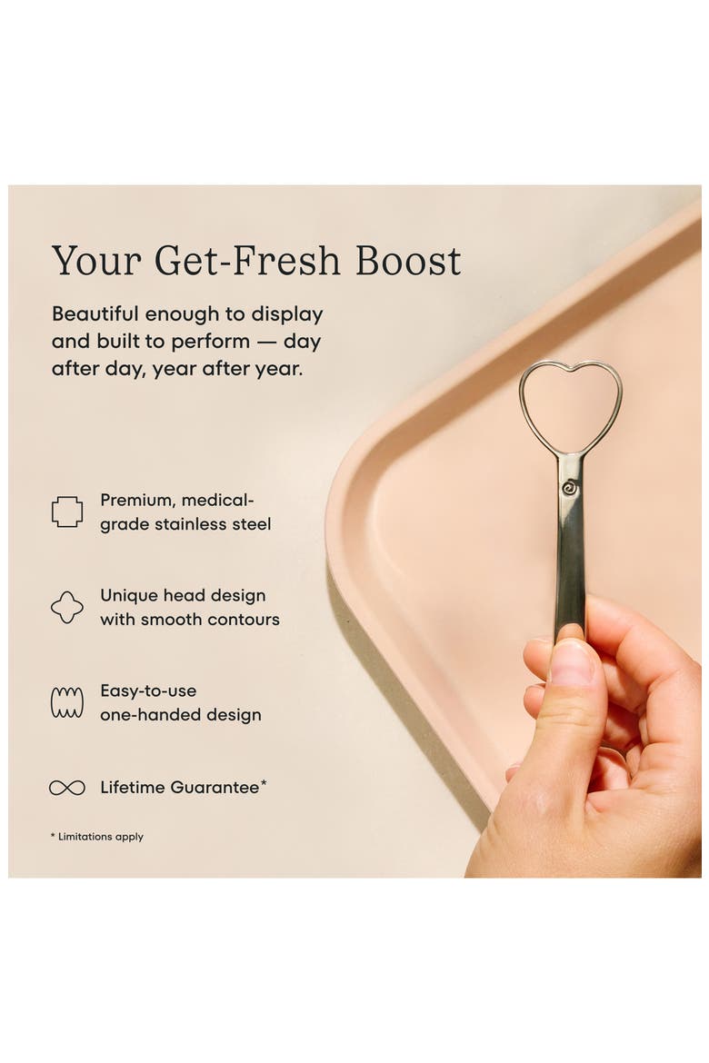 Smile Filter Tongue Scraper, Alternate, color, STAINLESS STEEL