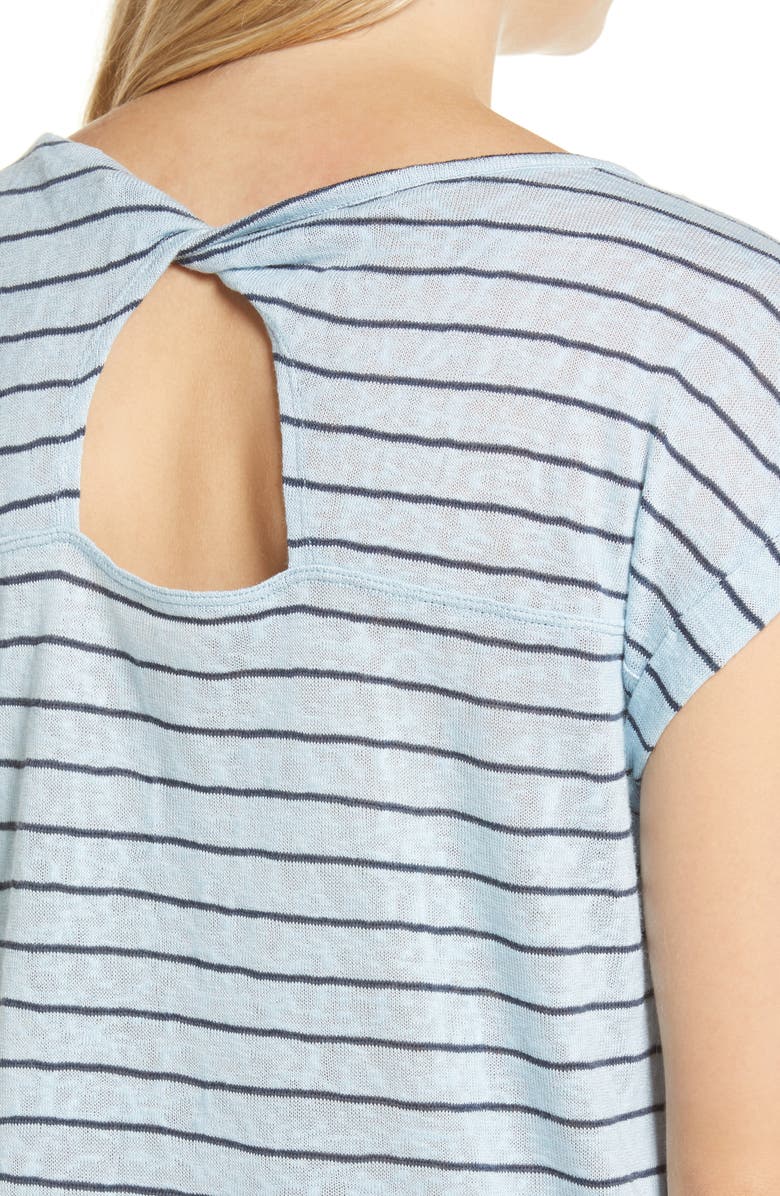 Wit & Wisdom Twist Back Knit Top, Alternate, color,