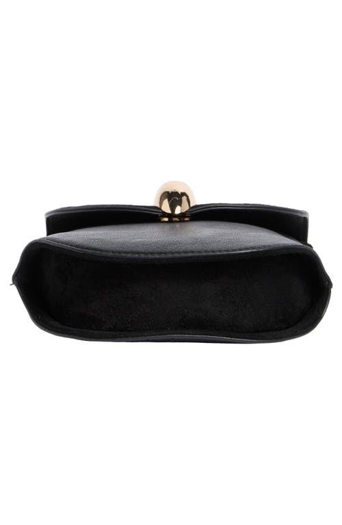 Dolce Vita Perry Top Flap Phone Crossbody Bag In Black