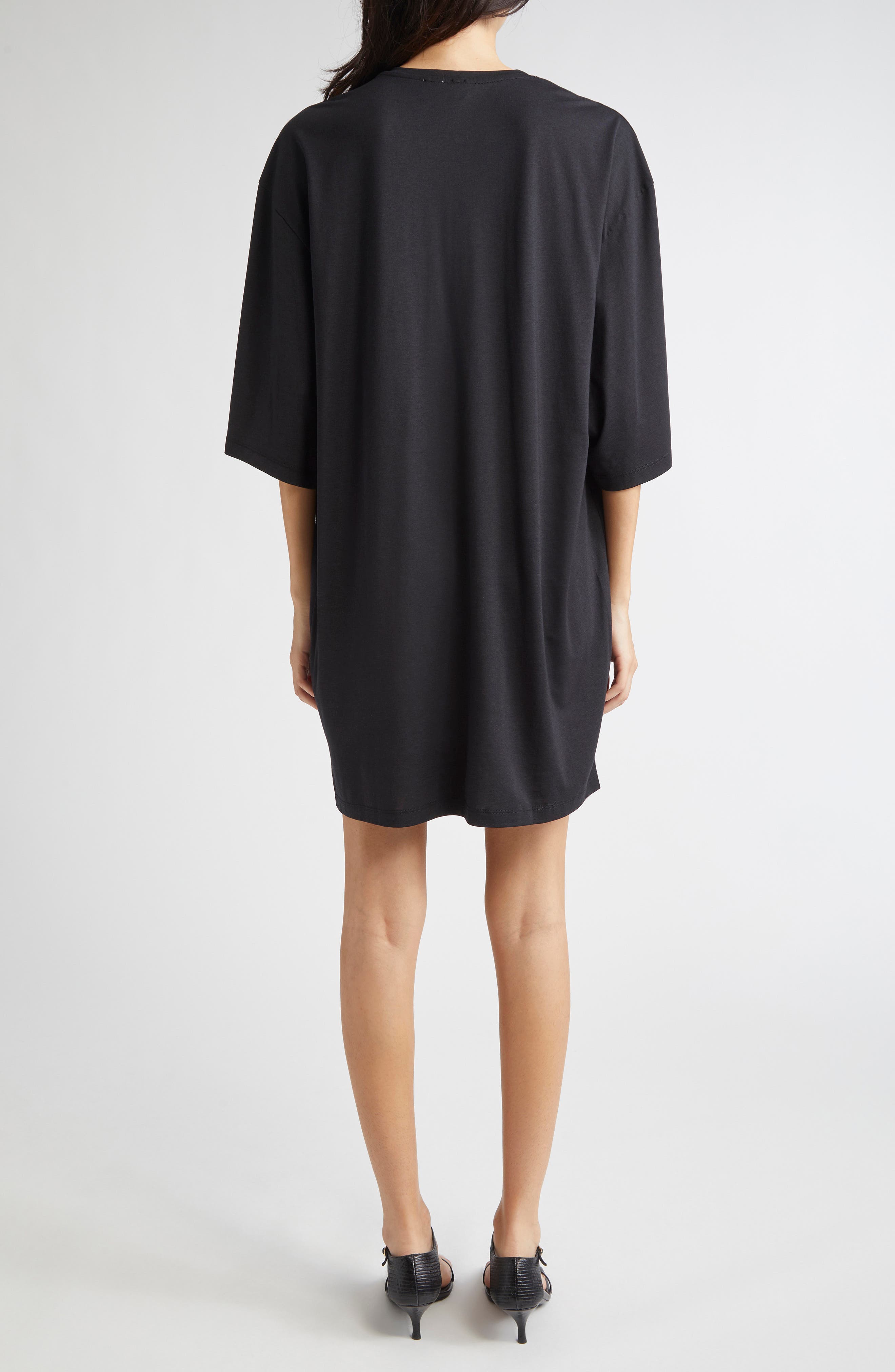 oversized jersey dress Oversized jersey with boots