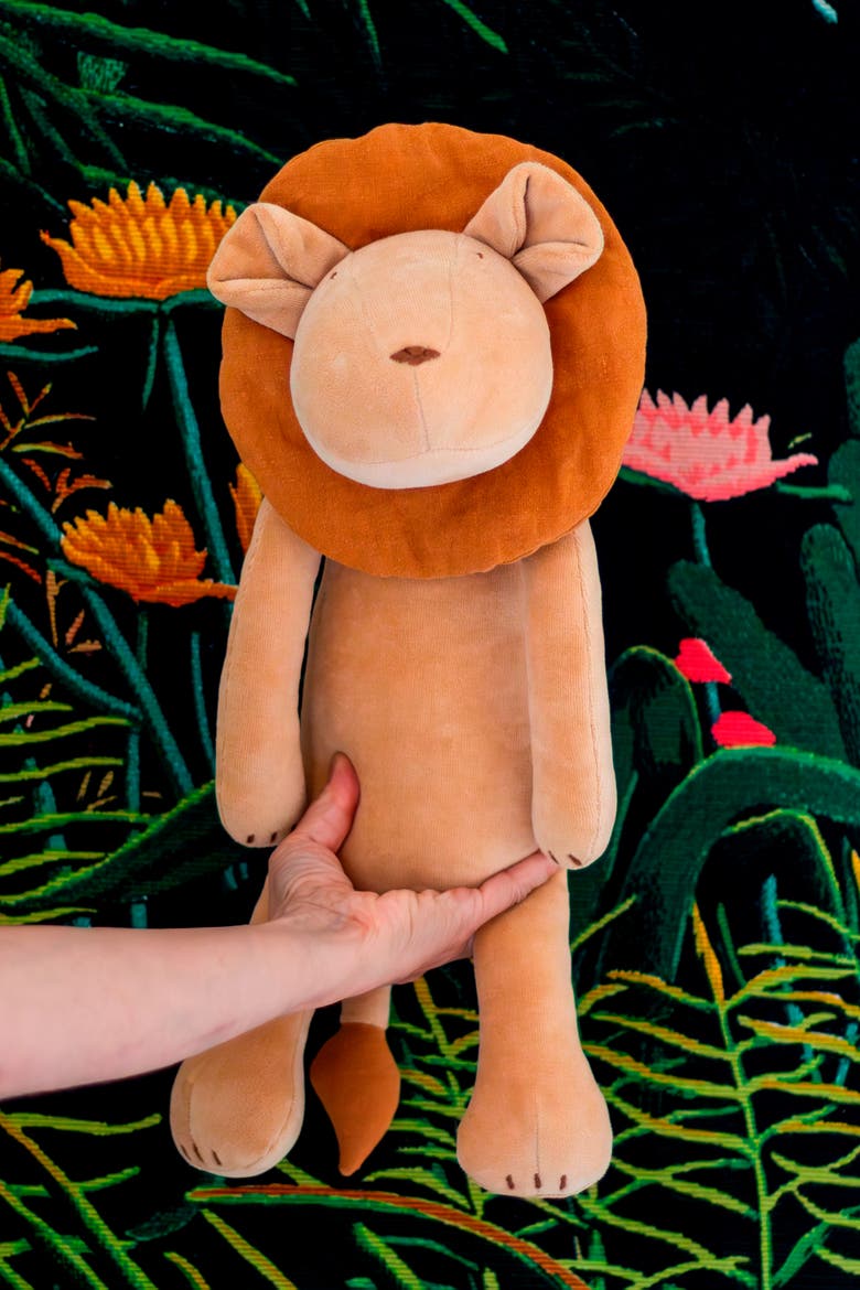 Louis, the lion stuffed animal yellow, Alternate, color, Yellow