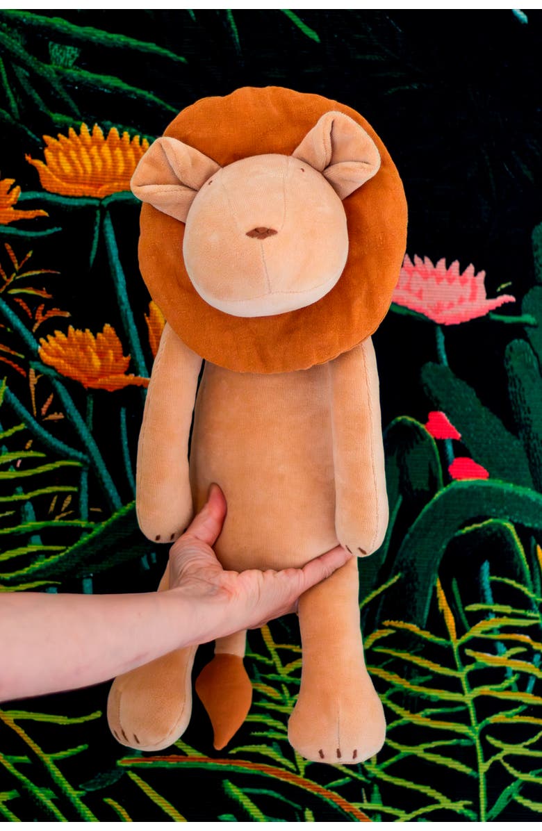 ADADA Louis, the lion stuffed animal yellow, Alternate, color, Yellow