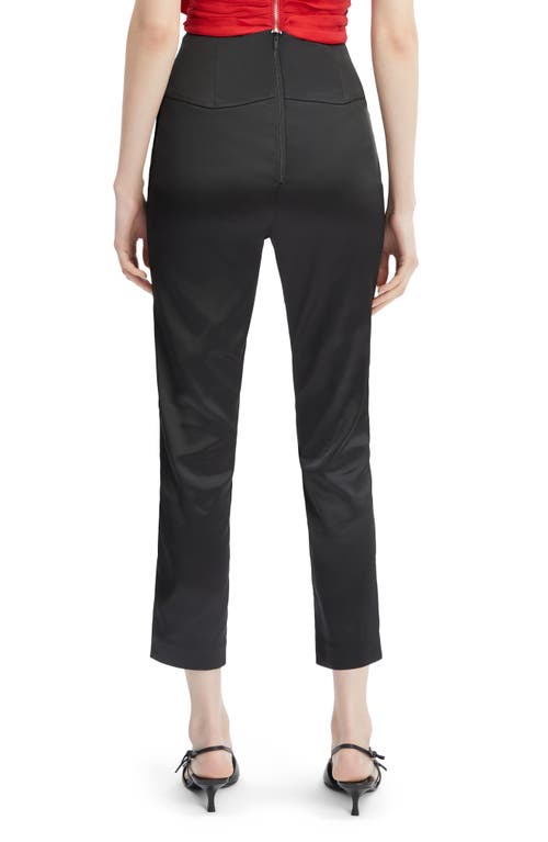Bardot Satin Corset Pants In Black