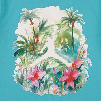 Kids' Poolside Floral Jumpman Graphic T-Shirt