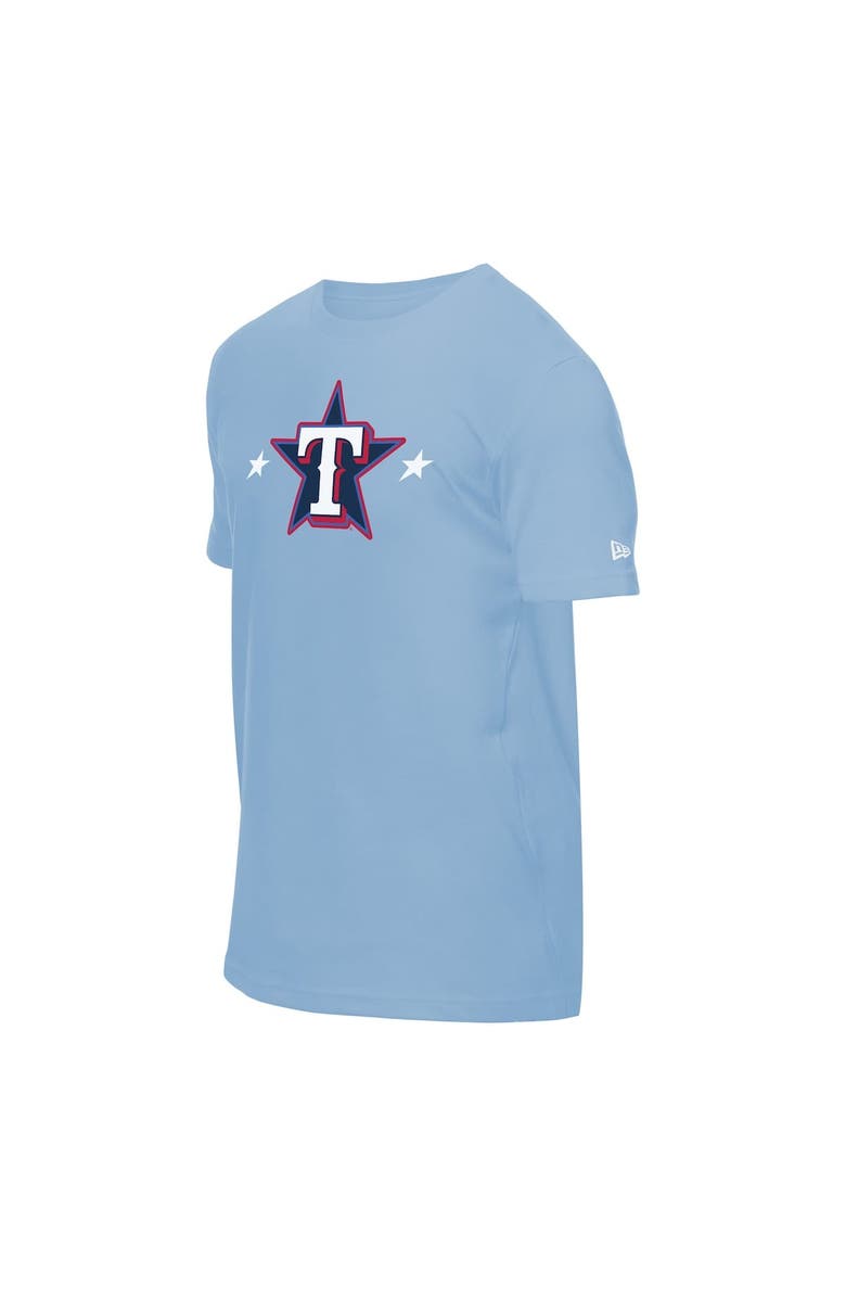 New Era Men's New Era Light Blue Texas Rangers 2025 MLB All-Star Game Workout T-Shirt, Alternate, color, Light Blue