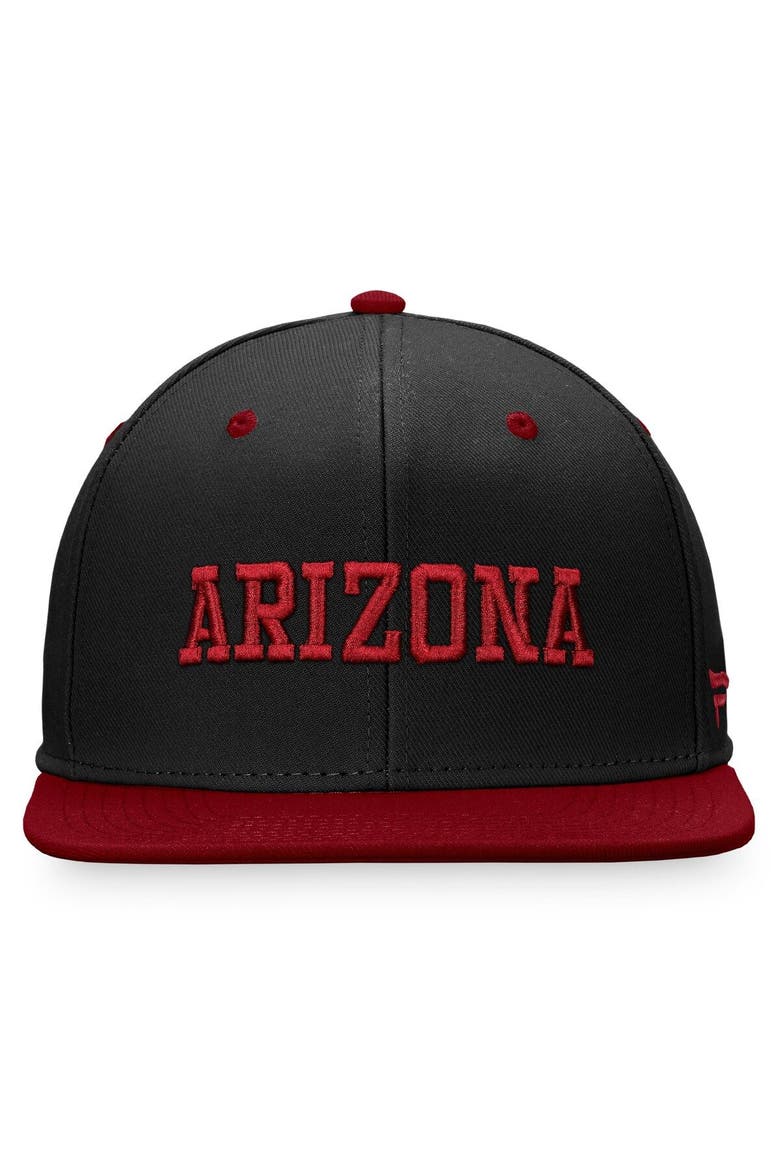Men's Fanatics Branded Black/Garnet Arizona Coyotes Heritage City Two-Tone Snapback Hat, Alternate, color, Black