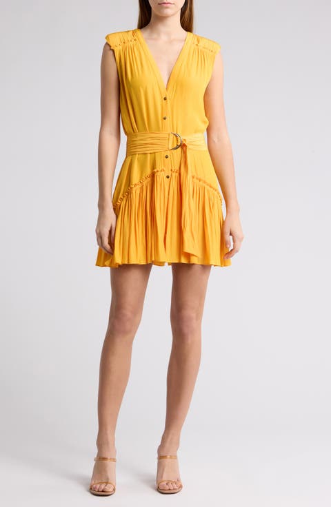 Miley Sleeveless Mini Shirtdress