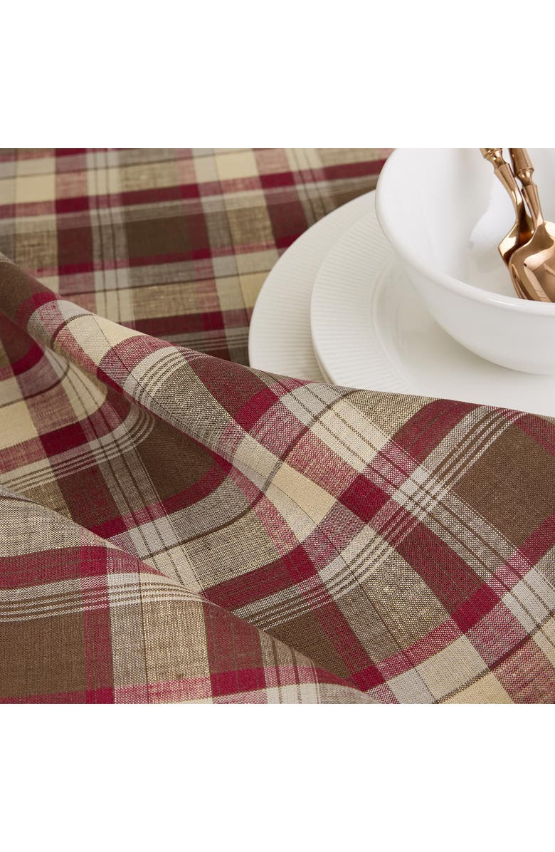 Solino Home Linen Tablecloth - Rustic Plaid, Alternate, color, Rustic Multicolor