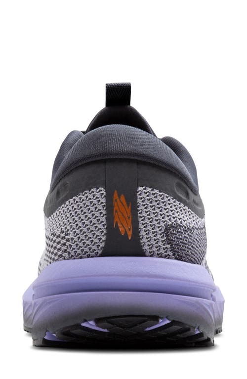 Brooks Revel 7 Hybrid Running Shoe In Sweet Lavender/ebony/alloy