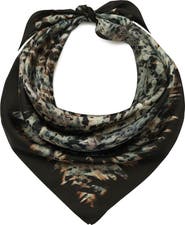 AllSaints Canter Script Square Scarf