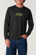 Rip Curl Shredding Long Sleeve Cotton Graphic T-Shirt
