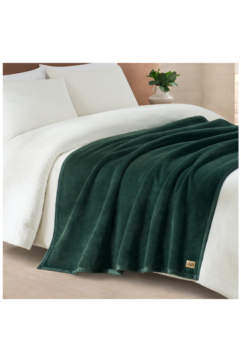 Coco Throw Blanket, Alternate, color, ARUGULA