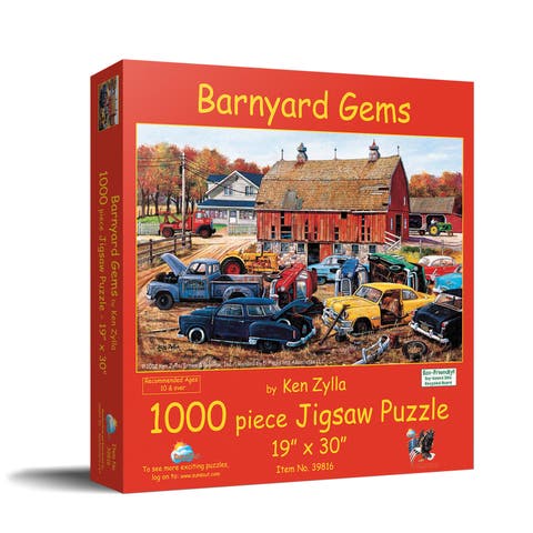 Barnyard Gems 1000 piece Jigsaw Puzzle for Adults