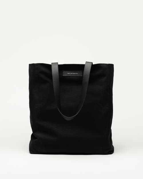 Want Les Essentiels De La Vie Want Les Essentiels Kenora Organic Cotton Canvas Tote In Black