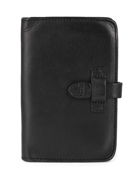 Leeds Genuine Leather Bifold Passport Holder