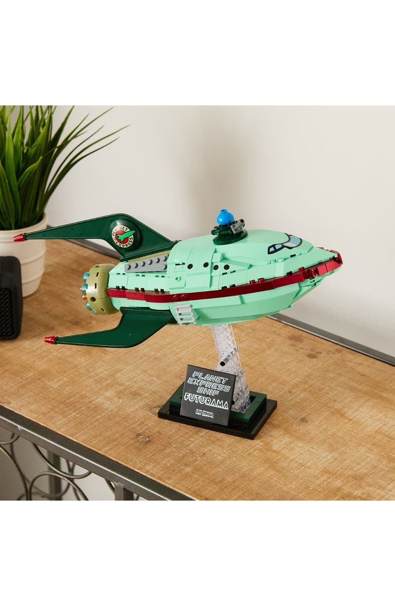 Brickcraft Futurama Planet Express Ship Building Set, Alternate, color, NO COLOR
