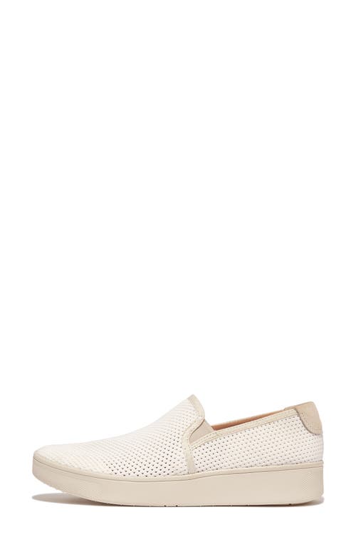 Fitflop Rally Open Knit Slip-on Sneaker In Urban White